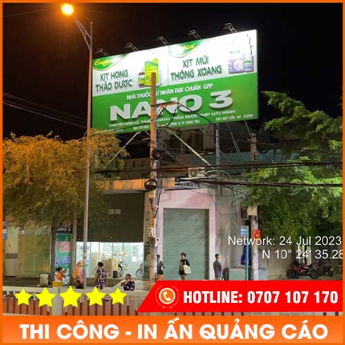 Thi công pano quảng cáo ngoài trời