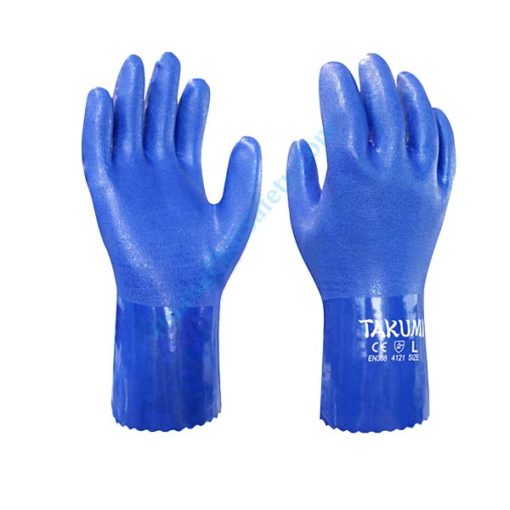 Găng tay chống dầu Takumi PVC-600 - Bảo Hộ Lao Động An Hoàng Phát - Công Ty TNHH Sản Xuất Thương Mại An Hoàng Phát
