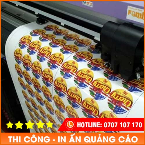 In decal dán quảng cáo