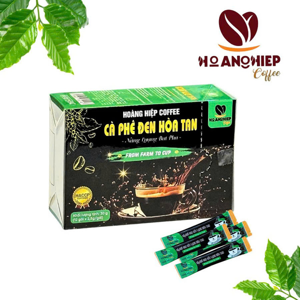 Cà phê đen hòa tan - Hoàng Hiệp Coffee - Công Ty TNHH Hoàng Hiệp F&B