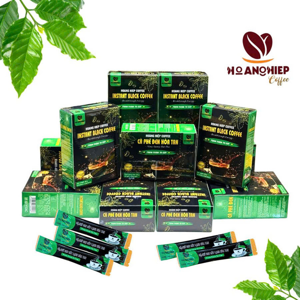 Cà phê đen hòa tan - Hoàng Hiệp Coffee - Công Ty TNHH Hoàng Hiệp F&B