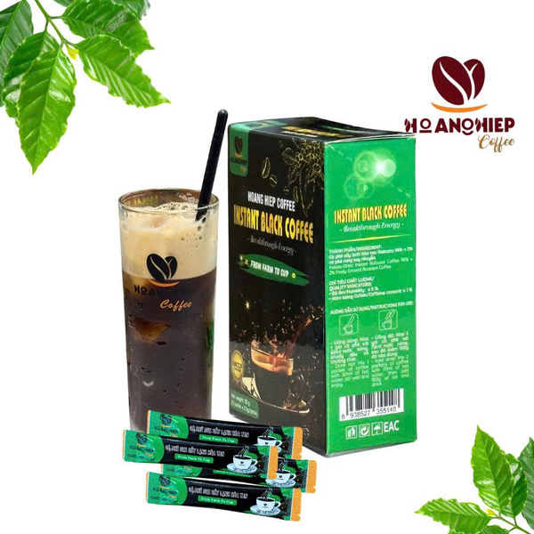 Cà phê đen hòa tan - Hoàng Hiệp Coffee - Công Ty TNHH Hoàng Hiệp F&B