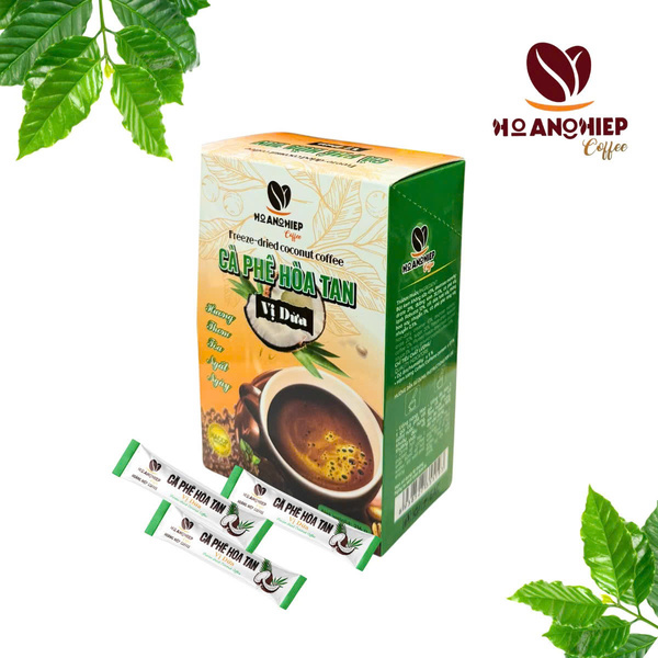 Cà phê hòa tan vị dừa