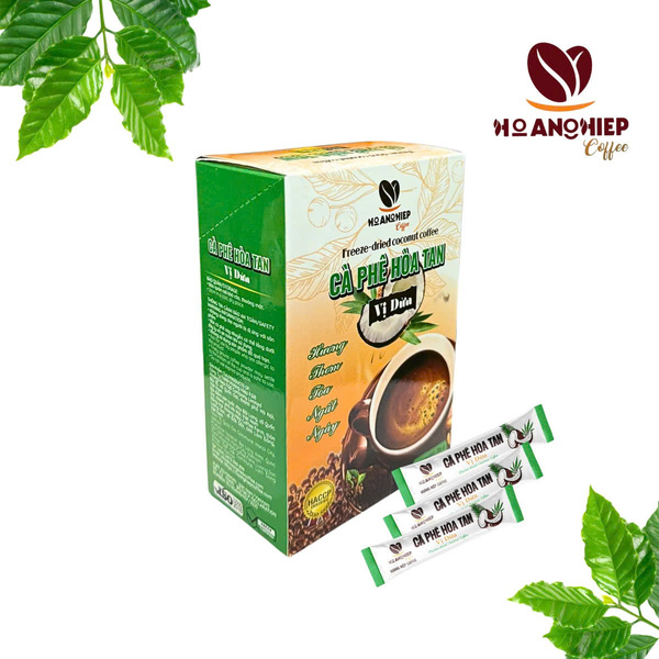 Cà phê hòa tan vị dừa