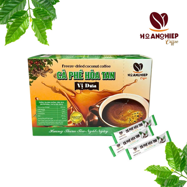 Cà phê hòa tan vị dừa