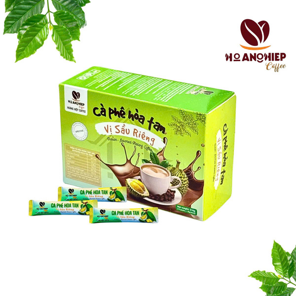 Cafe hòa tan vị sầu riêng