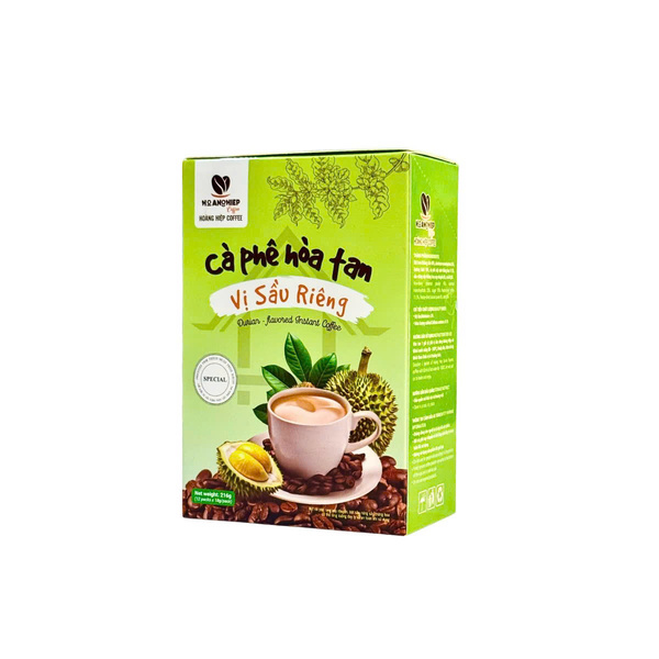 Cafe hòa tan vị sầu riêng