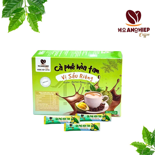 Cafe hòa tan vị sầu riêng