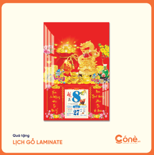 Lịch gỗ laminte - Công Ty TNHH Quà Tặng Cone