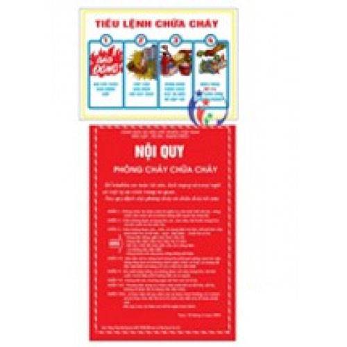 Nội quy ép plastic 2 mặt - Phòng Cháy Chữa Cháy Nguyễn Anh Sinh - Công Ty TNHH Nguyễn Anh Sinh