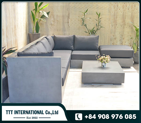 Ghế sofa bê tông - Đồ Ngoại Thất Bê Tông TTT INTERNATIONAL- Công Ty TNHH TTT INTERNATIONAL