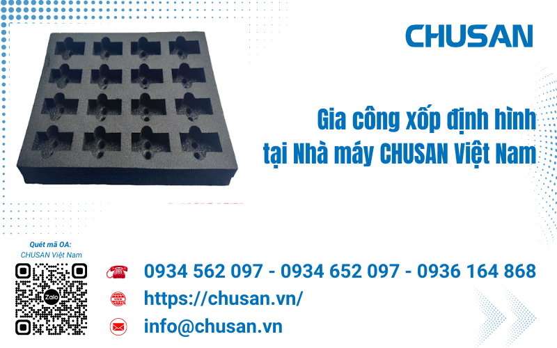 Khay xốp định hình - Chi Nhánh Thái Bình - Công Ty TNHH Chusan Việt Nam