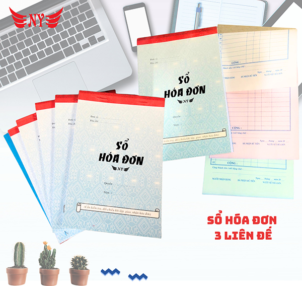 Sổ hóa đơn - Giấy Khải Minh - Công Ty TNHH MTV Sản Xuất Thương Mại Dịch Vụ Giấy Khải Minh