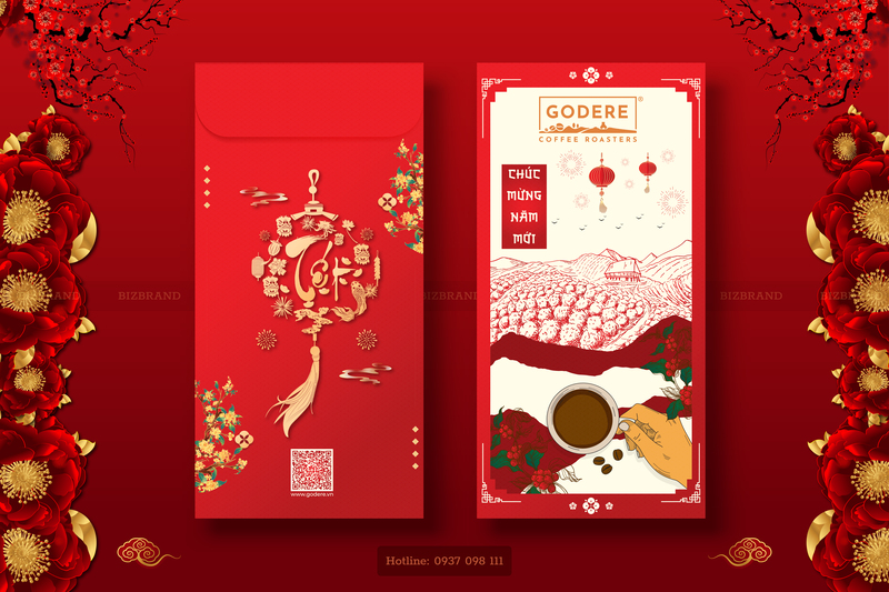 Thiết kế bao lì xì Godere Bizbrand