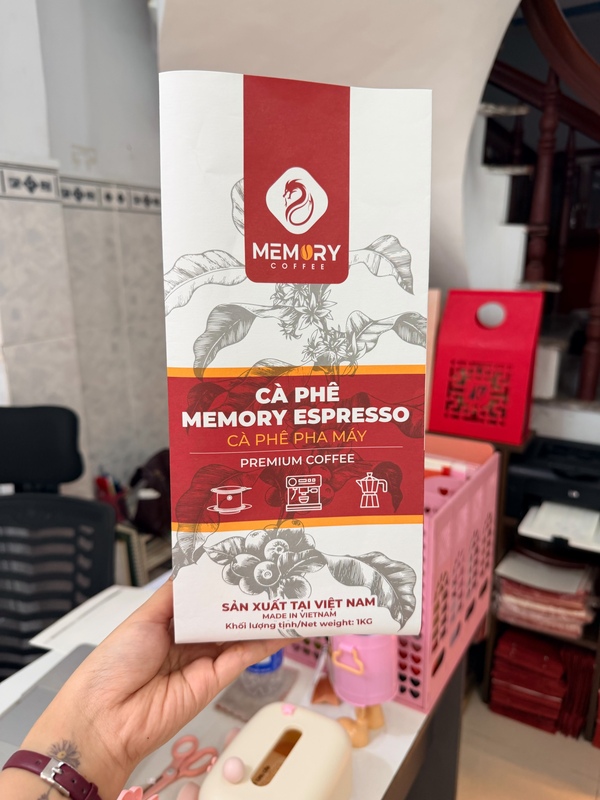 In bao bì cà phê lệch biên