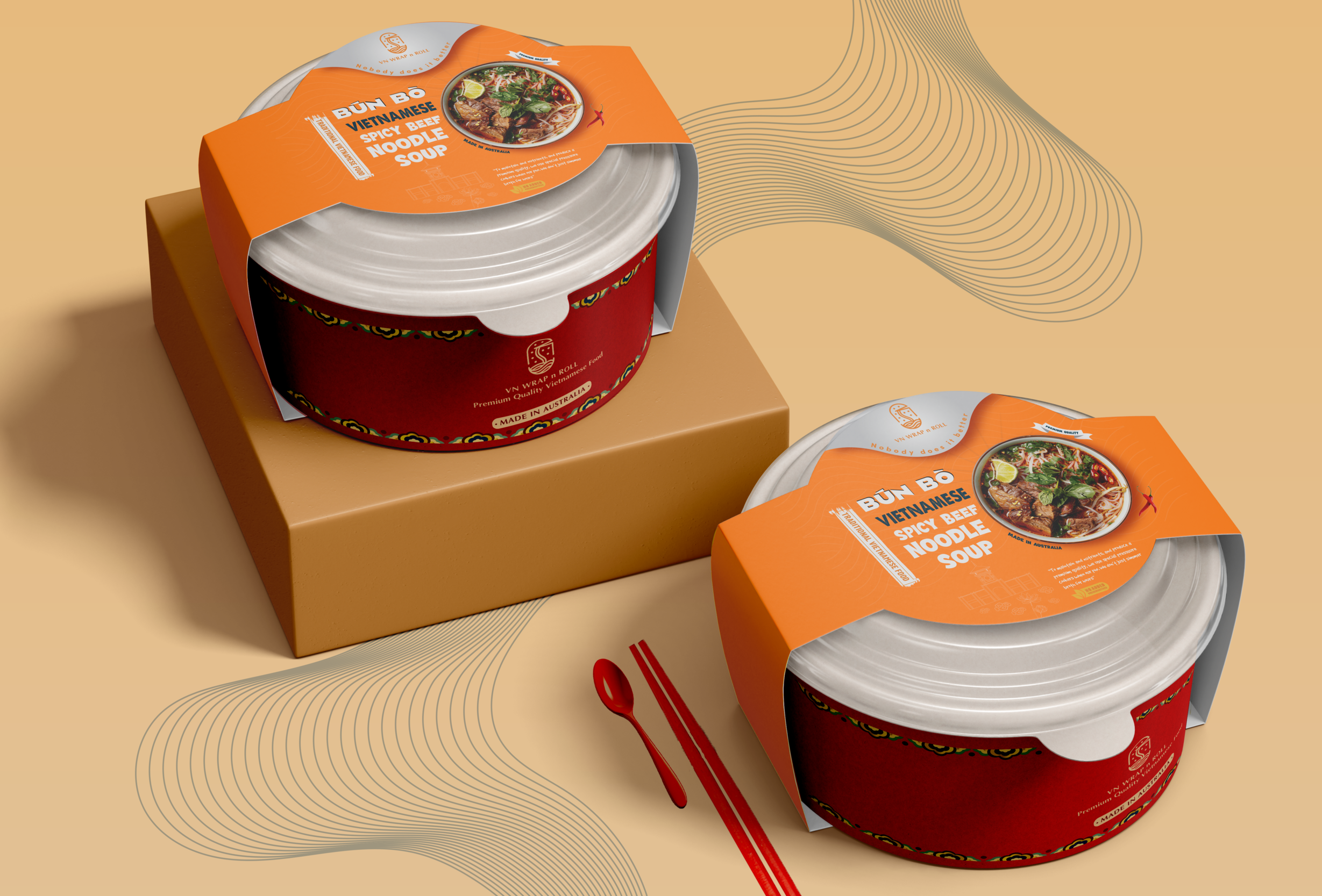 Thiết kế bao bì phở - Công Ty TNHH Bizbrand