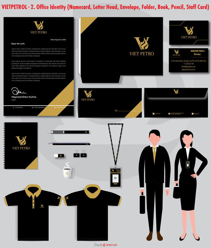 Thiết kế bộ nhận diện thương hiệu Vietpetro