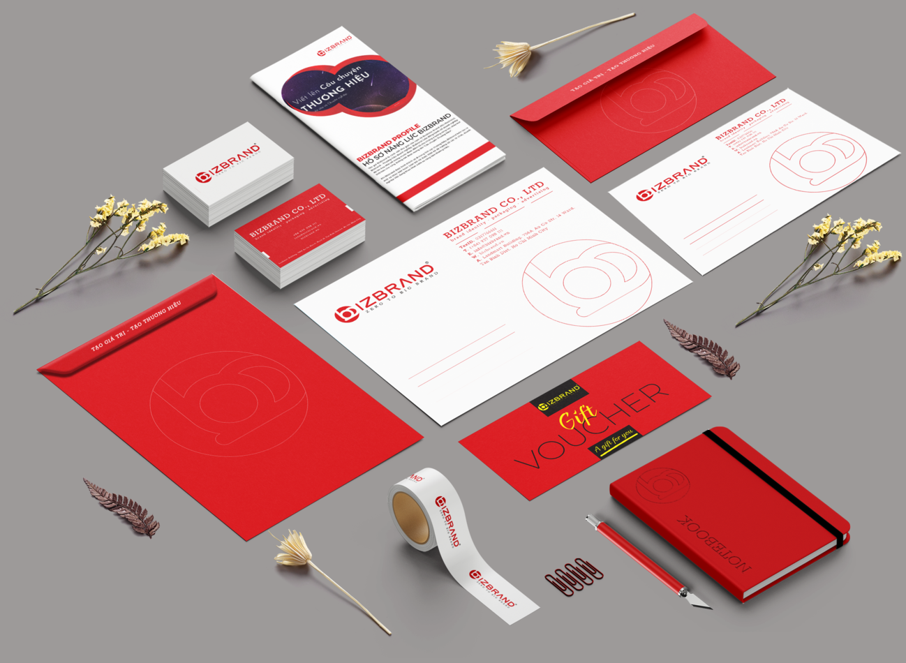 Thiết kế logo nhận diện thương hiệu doanh nghiệp - Công Ty TNHH Bizbrand