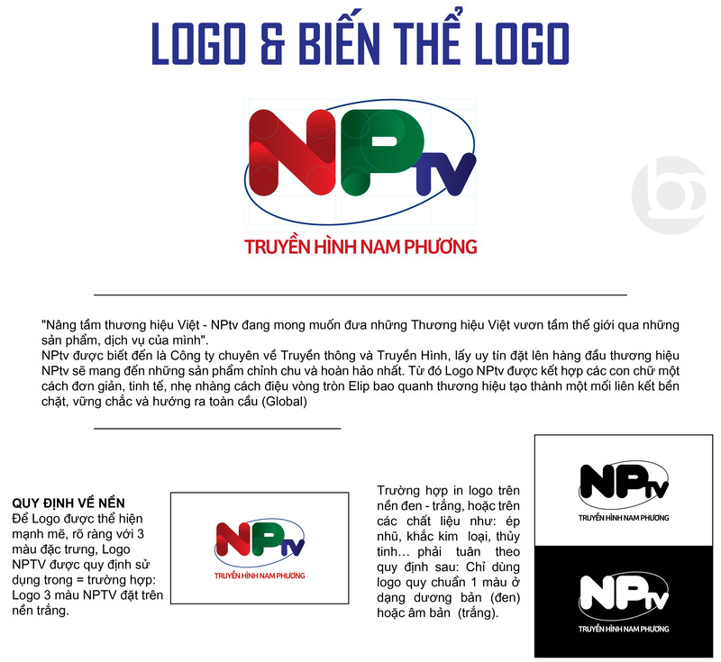 Thiết kế logo truyền hình Nam Phương