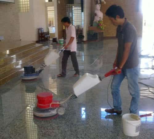 Dịch vụ đánh bóng đá Granite