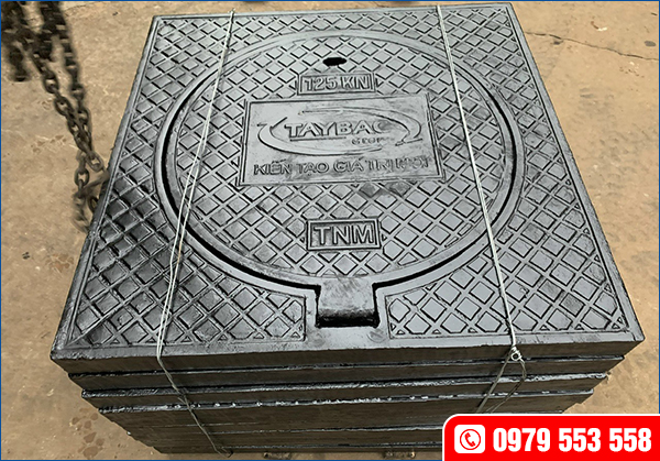 Nắp hố ga dương bằng gang