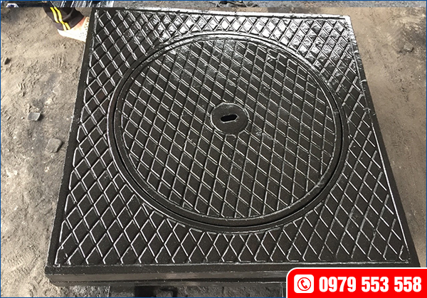 Nắp hố ga khung dương composite