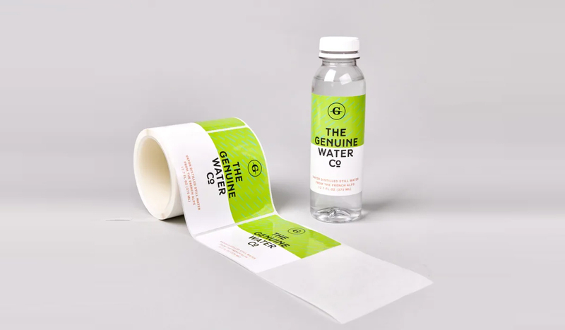 In tem cuốn in trên chất liệu Decal nhựa PVC