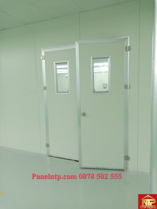 Cửa panel 2 cánh mở - Panel Chống Cháy NTP - Công Ty TNHH Vật Tư Xây Dựng NTP