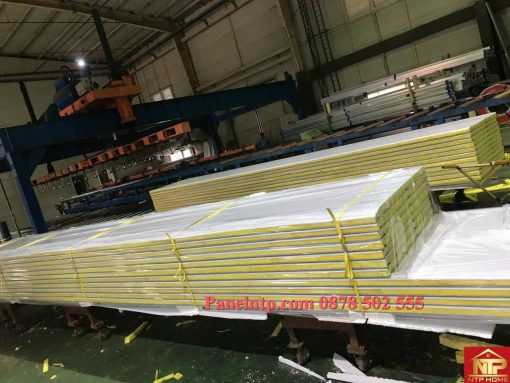 Vách ngăn panel glasswool - Panel Chống Cháy NTP - Công Ty TNHH Vật Tư Xây Dựng NTP