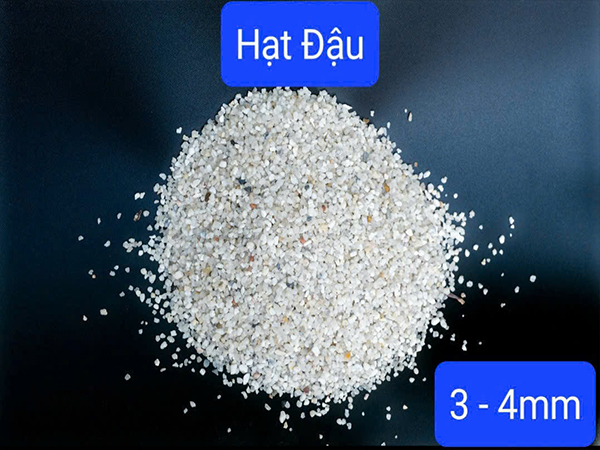 Cát kích thước hạt đậu 3 - 4mm