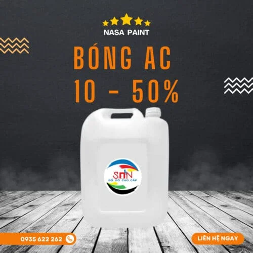 Sơn bóng AC 10-50% - Sơn Gỗ Nasa Paint - Công Ty Trách Nhiệm Hữu Hạn Nasa Paint