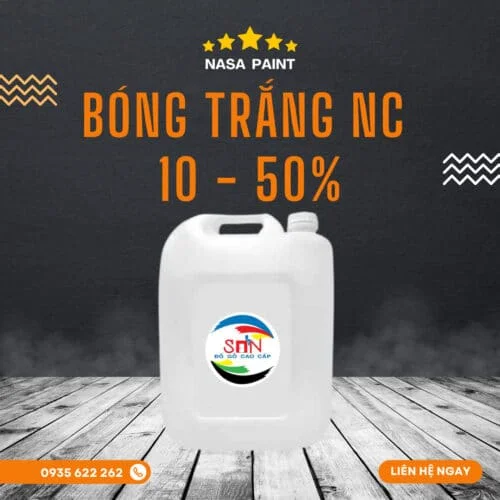 Sơn bóng trắng NC 10-50% - Sơn Gỗ Nasa Paint - Công Ty Trách Nhiệm Hữu Hạn Nasa Paint