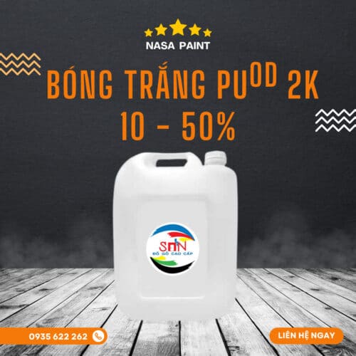Sơn bóng trắng PU OD 2K 10-50% - Sơn Gỗ Nasa Paint - Công Ty Trách Nhiệm Hữu Hạn Nasa Paint