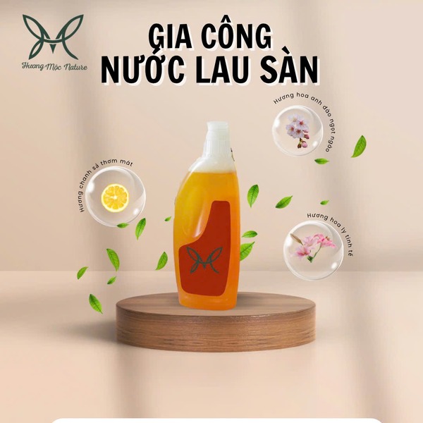 Nước lau sàn - Hóa Mỹ Phẩm Hương Mộc - Công Ty Cổ Phần Hóa Mỹ Phẩm Hương Mộc