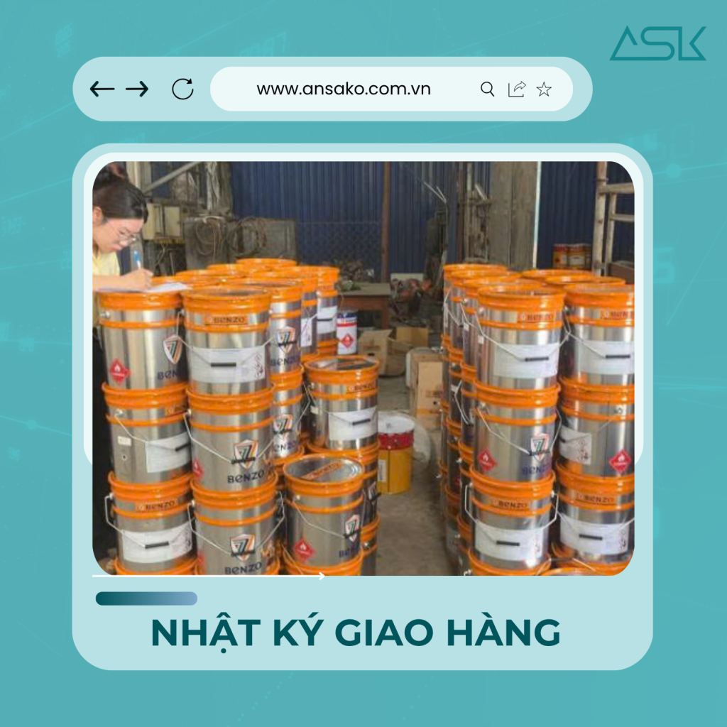 Đơn hàng sơn Benzo “đổ bộ” Ansako
