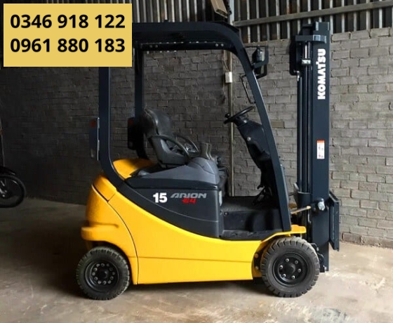 Xe nâng điện ngồi lái Komatsu - 2018 - Xe Nâng Tuấn Lâm - Công Ty TNHH Đầu Tư Thương Mại Dịch Vụ Tuấn Lâm