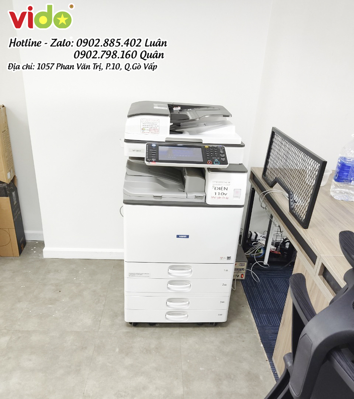 Cho thuê máy Photocopy Ricoh 3054 trắng đen tại Bình Thạnh, HCM - Cho Thuê Máy Photocopy Vido - Công Ty TNHH Dịch Vụ Tin Học Vido