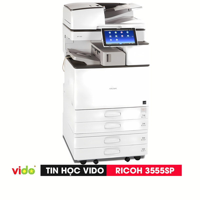 Cho thuê máy Photocopy trắng đen văn phòng Ricoh 3555 - Cho Thuê Máy Photocopy Vido - Công Ty TNHH Dịch Vụ Tin Học Vido