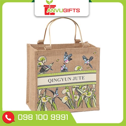 Túi vải đay linen - An Vũ Gift - Công Ty Cổ Phần Đầu Tư Thương Mại Và Dịch Vụ An Vũ