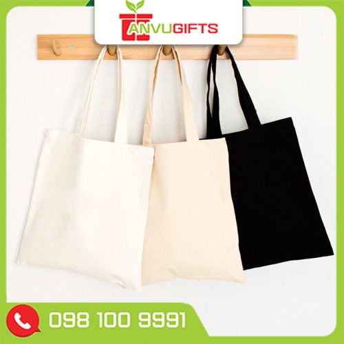 Túi vải canvas tròn