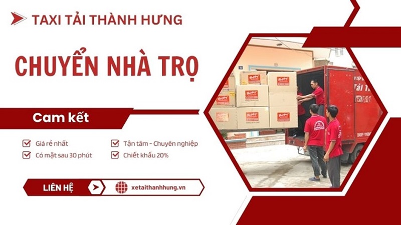 Dịch vụ chuyển nhà trọ - Taxi Tải Thành Hưng Việt Nam - Công Ty TNHH Đầu Tư Thương Mại Dịch Vụ Thành Hưng Việt Nam