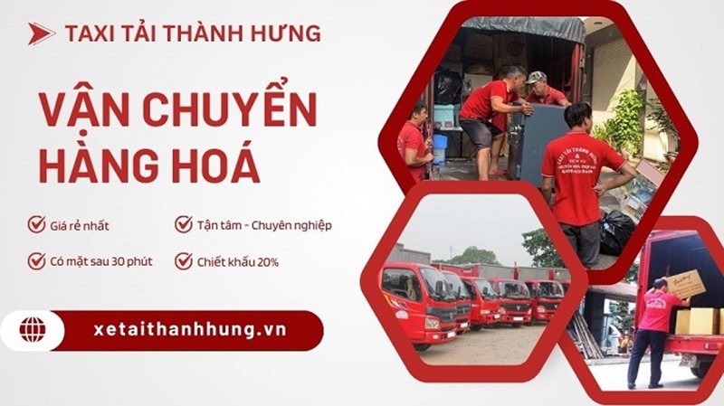 Dịch vụ vận chuyển hàng hóa - Taxi Tải Thành Hưng Việt Nam - Công Ty TNHH Đầu Tư Thương Mại Dịch Vụ Thành Hưng Việt Nam