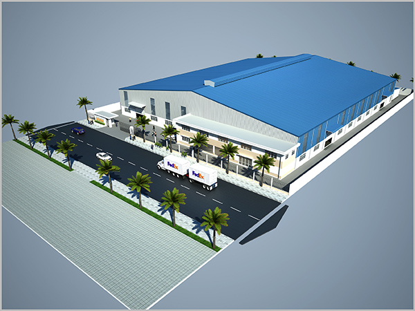 Thiết kế thi công nhà xưởng - Thiết Kế Xây Dựng Z.E.N.A - Công Ty TNHH Kiến Trúc Z.E.N.A