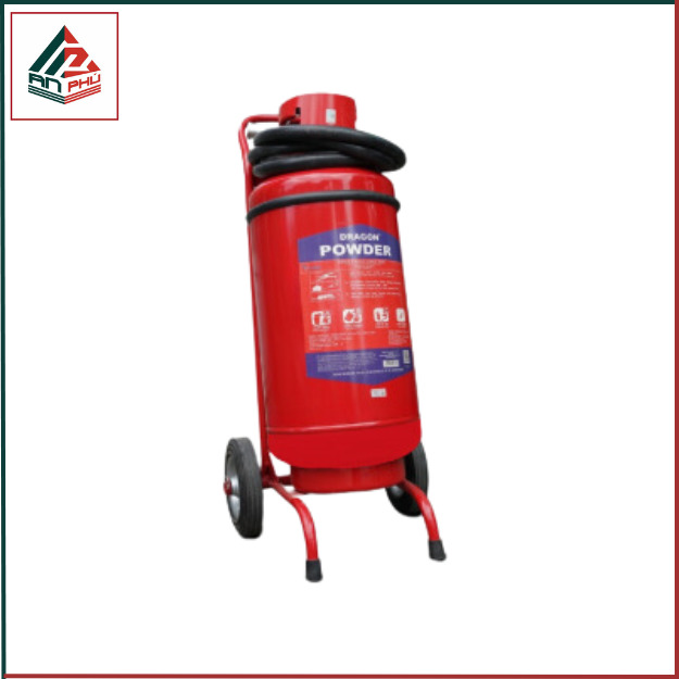 Bình chữa cháy xe đẩy bột ABC 35kg - Dragon