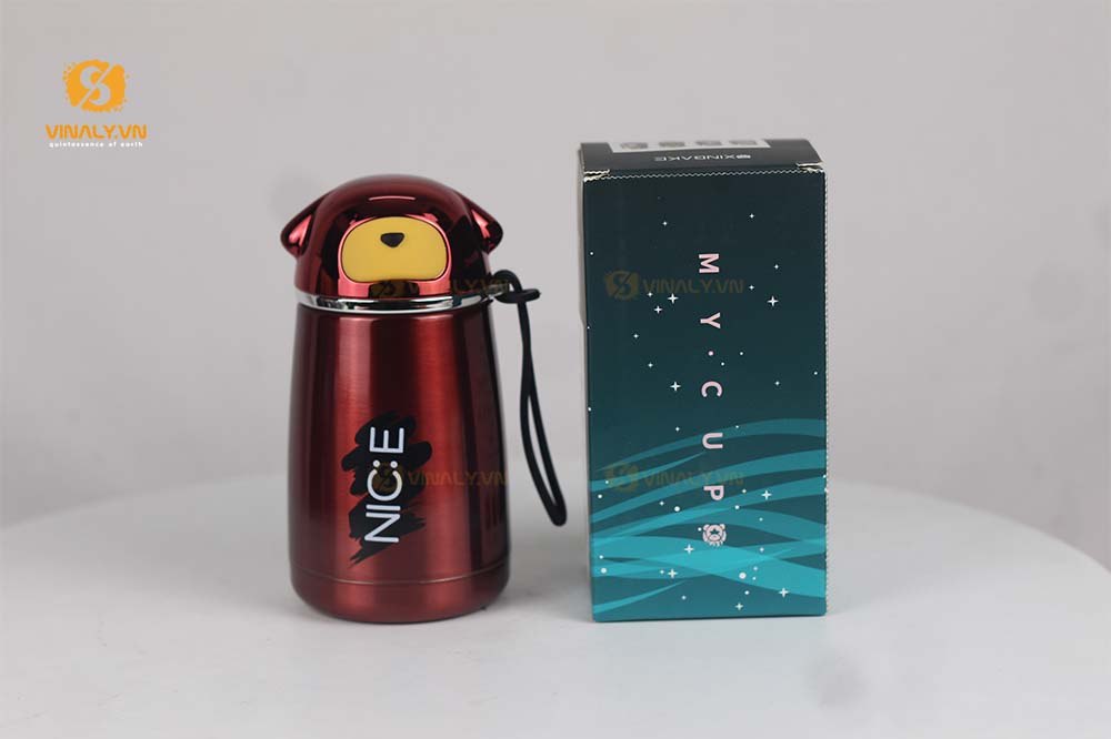 Bình giữ nhiệt inox con chó 300ml - Quà Tặng Vinaly - Công Ty Cổ Phần Sản Xuất Và Thương Mại Vinaly