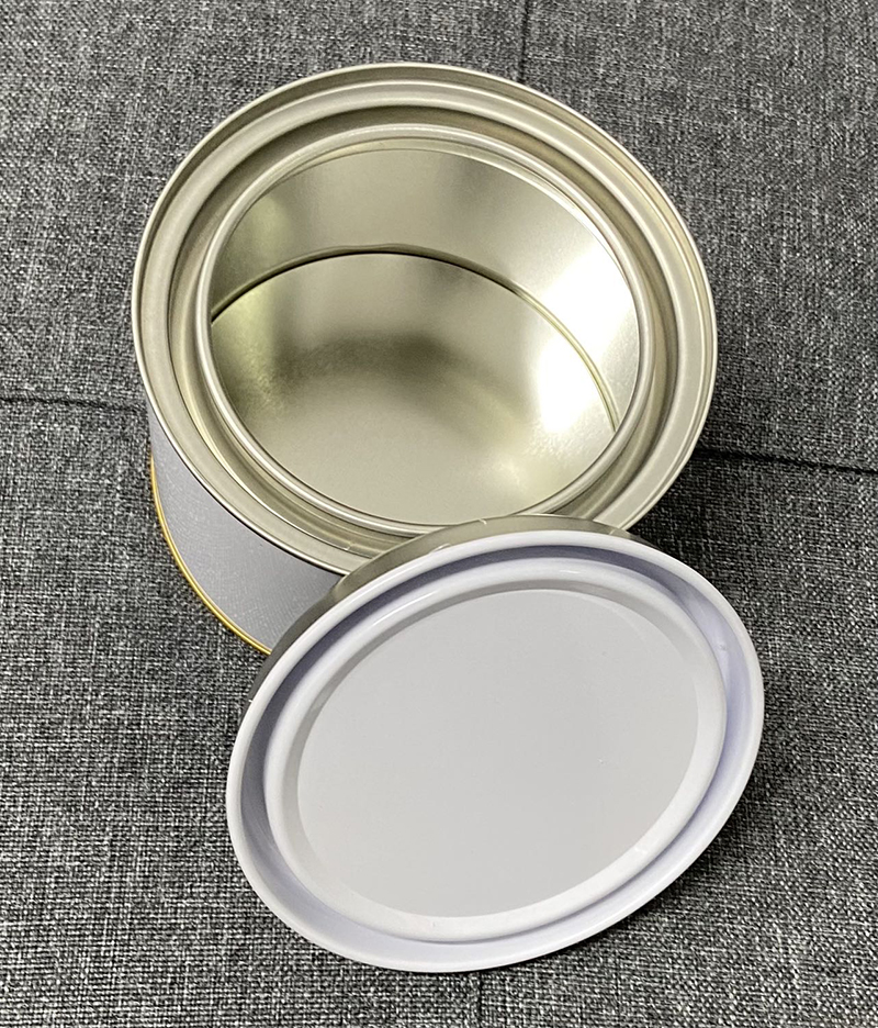 Hộp tròn 0.5L nắp sắt