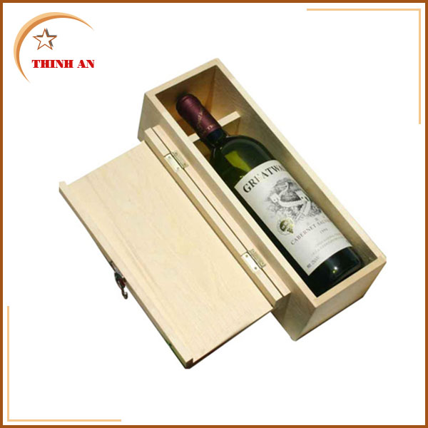 Hộp gỗ đựng rượu, làm quà tặng - Công Ty TNHH Sản Xuất Và Thương Mại Pallet Việt Thịnh An