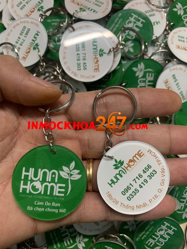 Móc khóa Mica nhỏ gọn tiện dụng