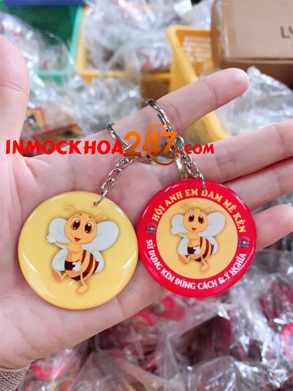 Móc khóa Mica quà tặng cá nhân hóa