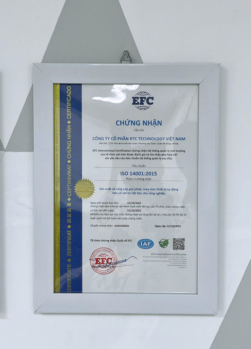 Chứng nhận ISO 14001:2015